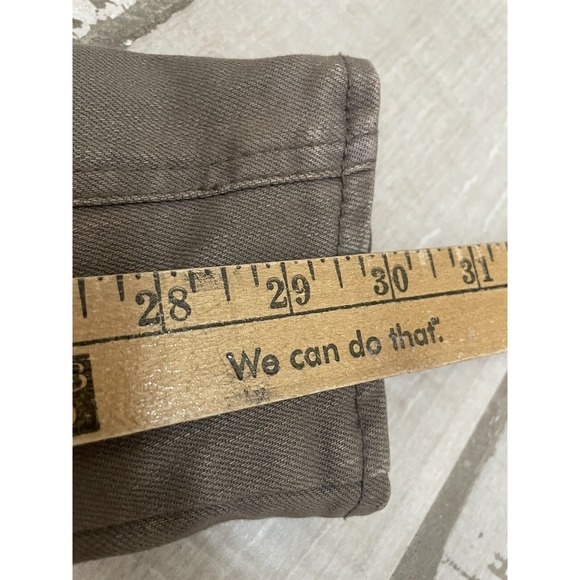 Free People Size 6  Drape Open Front Coated‎ Denim Moto Jacket - Picture 5 of 7